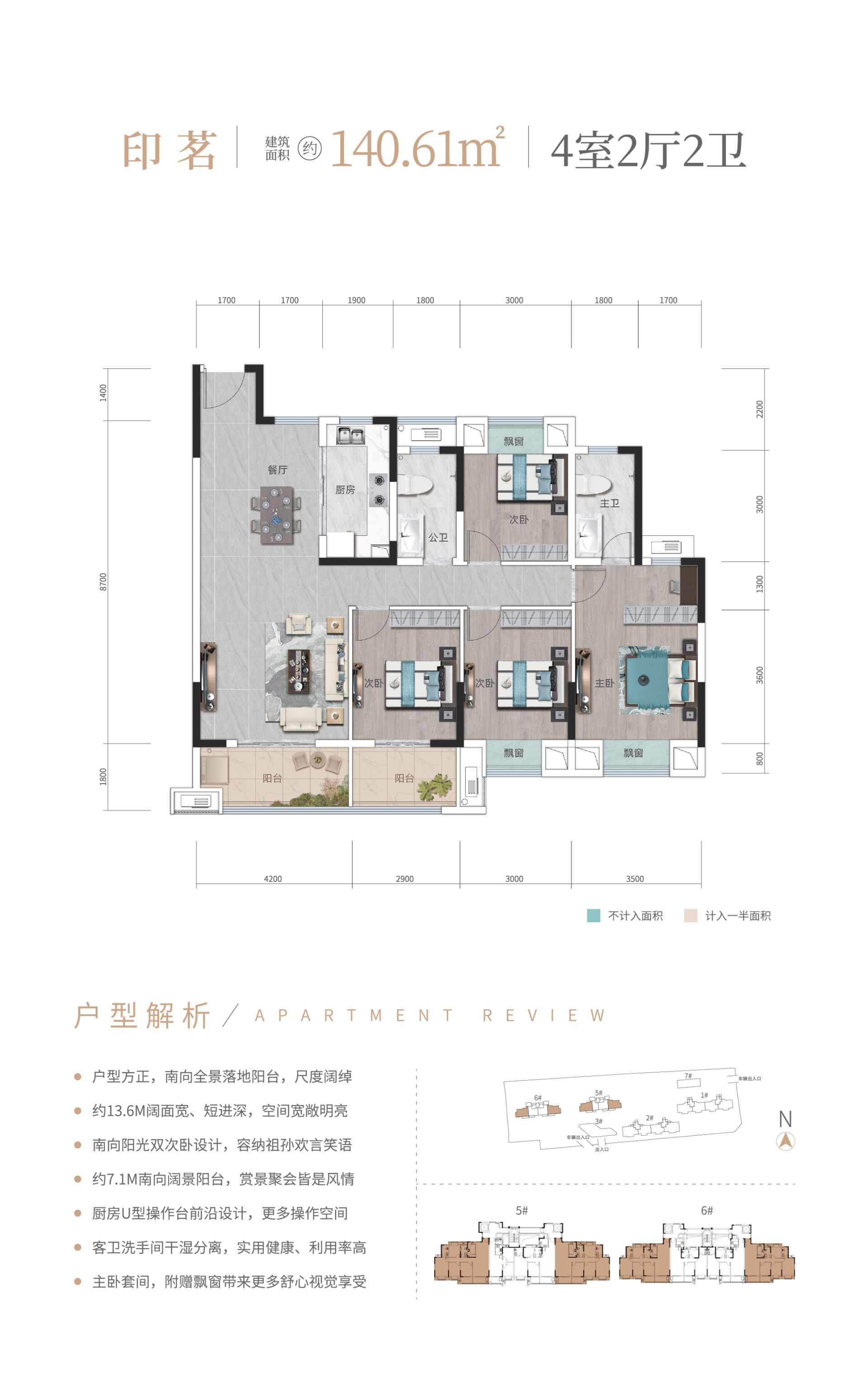 140.61平方米